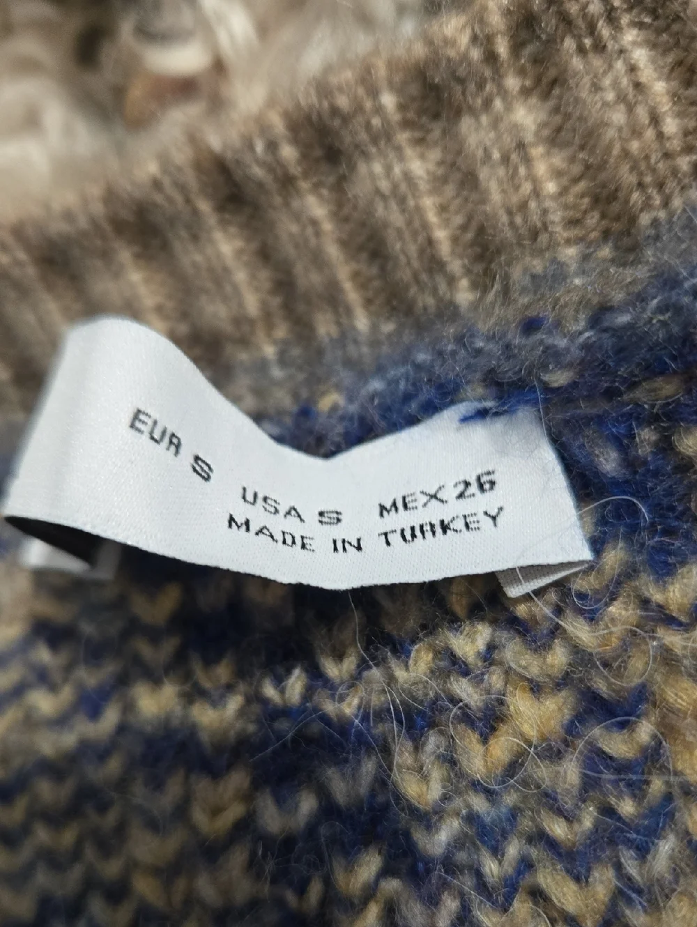 ZARA JACQUIRD CARDIGAN SWEATER.. SIZE SMALL.. #7960 - Picture 7 of 7